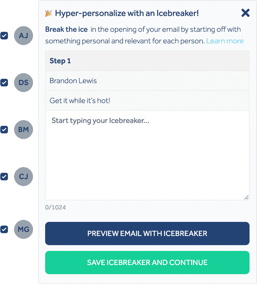 Use Real Email Personalization